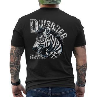 Duisburg Rhine And Ruhr Kill For Duisburg T-Shirt mit Rückendruck - Seseable
