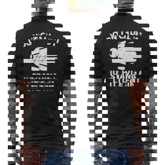 Dysautonomia Faint Alert Vasovagal Syncope Awareness Pots Men's T-shirt Back Print | Mazezy