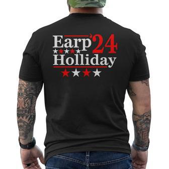 Earp Holliday 2024 Political Parody Men's T-shirt Back Print - Seseable