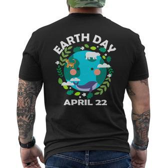Earth Day 2022 Earth Day 2-01 Mens Back Print T-shirt - Thegiftio UK