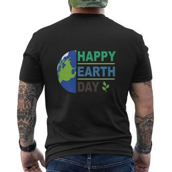 Earth Day 2022 Happy Earth Day Mens Back Print T-shirt - Thegiftio UK
