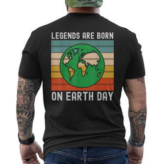 Earth Day Is My Birthday Earth Day Birth Day Party Women Men's T-shirt Back Print | Mazezy CA