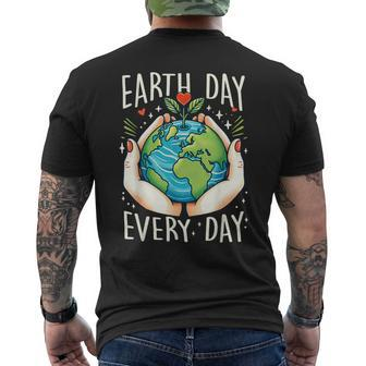 Earth Day Everyday Planet Anniversary Men's T-shirt Back Print - Monsterry AU