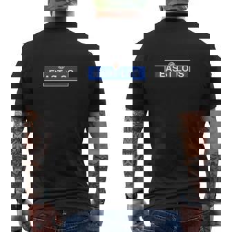 East Los Los Angeles Street Sign Boyle Heights California Mens Back Print T-shirt - Thegiftio