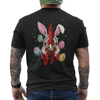 Easter Bunny Chicken Easter Chicken Lover Men's T-shirt Back Print | Mazezy