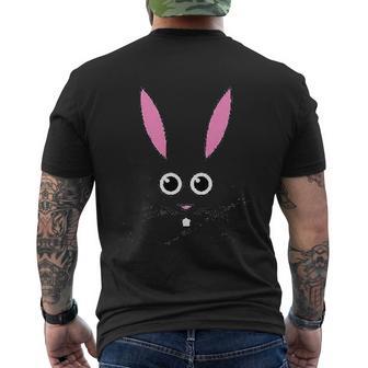 Easter Bunny Mens Back Print T-shirt - Thegiftio