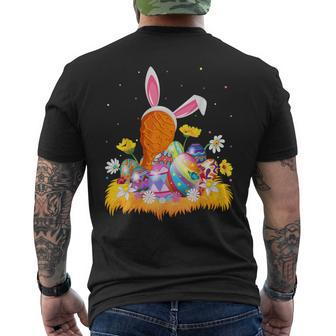Easter Egg Lover Fried Chicken Easter Sunday Mens Back Print T-shirt - Thegiftio UK