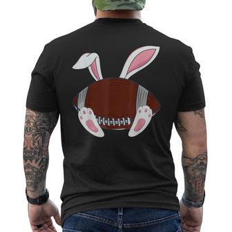 Easter Football Rabbit Bunny Happy Easter Day 2024 Men's T-shirt Back Print - Monsterry DE