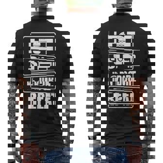 Eat Sleep Hardcore Repeat Techno Rave Party Cadeau T-shirt imprimé au dos - Cadeauxyz