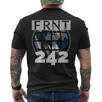 Ebm-Front Electronic Body Music Pro-Frnt-242 S T-Shirt mit Rückendruck - Seseable