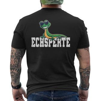 Echspertin Lizard Reptiles T-Shirt mit Rückendruck - Seseable