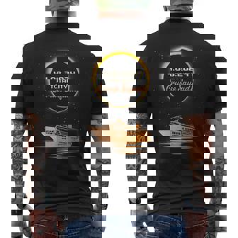 Eclipse 2024 Cruise Squad Total Solar Eclipse Totality Men's T-shirt Back Print - Seseable