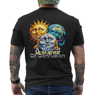 Eclipse 2024 Hilarious Take On The Eclipse Alignment Men's T-shirt Back Print - Monsterry DE