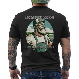 Eclipse 2024 Totally Indiana Men's T-shirt Back Print - Monsterry