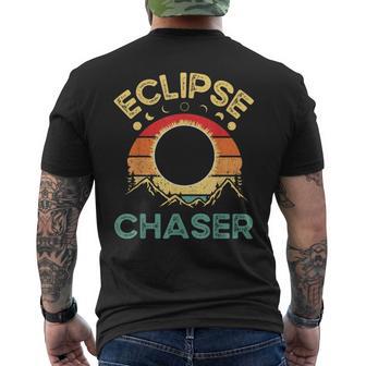 Eclipse Chaser Solar Eclipse April 2024 Total Eclipse Men's T-shirt Back Print - Monsterry UK