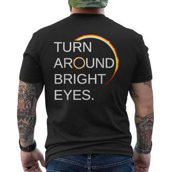 Eclipse Total Eclipse Of The Sun Turn Around Bright Eyes Men's T-shirt Back Print - Seseable