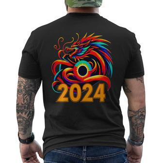 Eclipsing Expectations In The Dragon's Year Men's T-shirt Back Print - Seseable