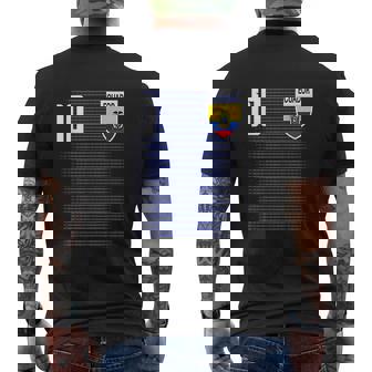 Ecuador Ecuatoriano Futbol Soccer Jersey Mens Back Print T-shirt - Thegiftio