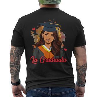 Educated Latina Graduation Day Grad Mastered It La Graduada Men's T-shirt Back Print - Monsterry AU