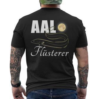 Eel Whisper Eel Fishing For Angler Eel Fishing Eel T-Shirt mit Rückendruck - Geschenkecke