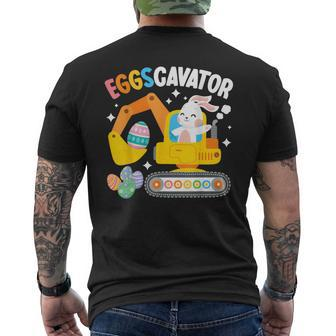 Eggscavator Easter Egg Hunt Construction Truck Toddler Boys Men's T-shirt Back Print - Thegiftio UK