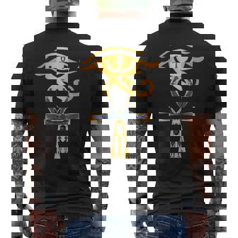 Egypte Antique Dieu Oeil D'horus Ankh Symbole Égyptien T-shirt imprimé au dos - Cadeauxyz