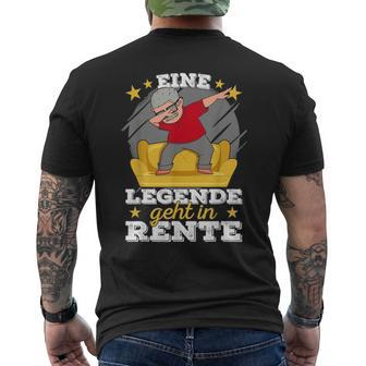 Eine Legende Geht in Rente Kurzärmliges Herren-T-Kurzärmliges Herren-T-Shirt, Witziges Abschieds-Geschenk - Seseable
