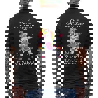 Einhorn Bin Da, Losgehen Kann & Ja Es Escaliert Eh Kurzärmliges Herren-T-Kurzärmliges Herren-T-Shirt - Seseable