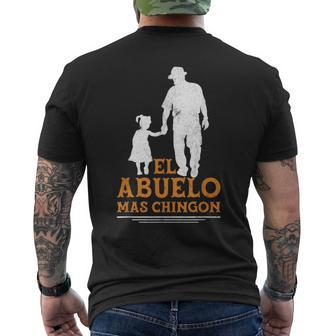 El Abuelo Mas Chingon Abuelo In Spanish Grandpa Men's T-shirt Back Print - Monsterry DE