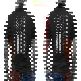 El Mejor Padre Regalo Bandera Americana Para Día Del Padre Camiseta Hombre Estampado Espalda - Regaloses