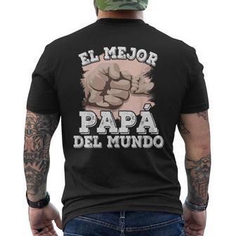 El Mejor Papa Del Mundo Día Del Padre Camiseta Hombre Estampado Espalda - Regaloses