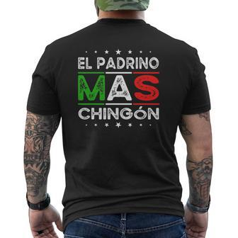 El Padrino Mas Chingon Spanish Mexican Godfather Mens Back Print T-shirt | Mazezy