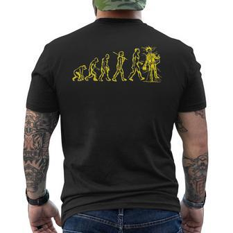 Electrician Electrical Engineer Electricity Evolution Men's T-shirt Back Print | Mazezy CA