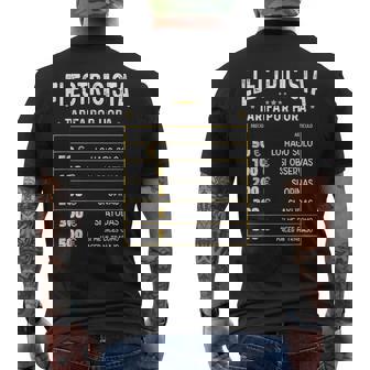 Electricista Tarifa Por Hora De Electricista Gracioso Camiseta Hombre Estampado Espalda - Regaloses