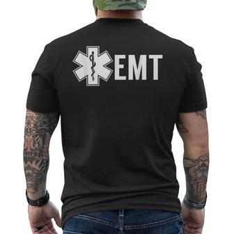 Emergency Medical Technician Ambulance Services Job Emt Mens Back Print T-shirt - Thegiftio UK