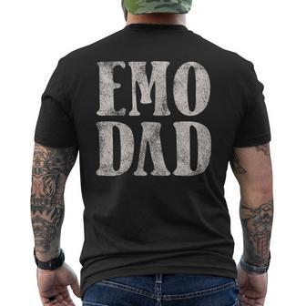 Emo Dad Elder Emo 90'S 2000'S Goth Punk Emo Father Men's T-shirt Back Print - Monsterry UK