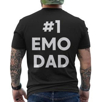 Emo Dad Father's Day Men's T-shirt Back Print - Monsterry