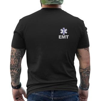 Emt Emergency Medical Technician Mens Back Print T-shirt - Thegiftio UK
