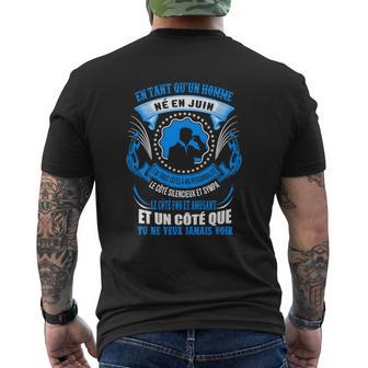 En Tant Qu'un Homme Né En Juin T-shirt imprimé au dos - Cadeauxyz