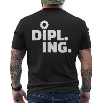 Engineer Dipl Ing T-Shirt mit Rückendruck - Seseable