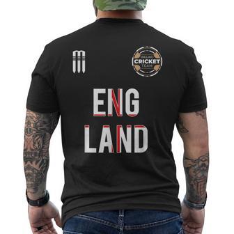 England Cricket Jersey National Fans English Cricket Men's T-shirt Back Print - Monsterry