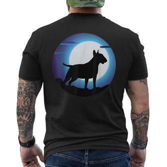 English Bull Terrier Dog Breed Men's T-shirt Back Print - Seseable