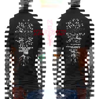 English Grown Irish Roots Irish Heritage Men's T-shirt Back Print - Thegiftio