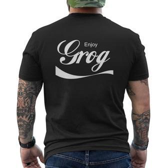 Enjoy Grog Mens Back Print T-shirt - Thegiftio UK