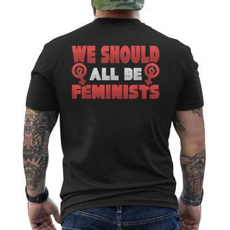 Epic We Should All Be Feminists Equal Rights T Men's T-shirt Back Print - Monsterry