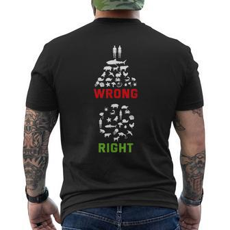 Equality Human And Animal Rights Activists Men's T-shirt Back Print - Monsterry DE