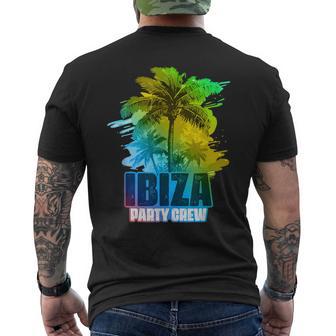 Equipo Deacaciones En Ibiza Party Crew Colorido Camiseta Hombre Estampado Espalda - Regaloses
