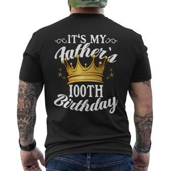Es Ist Der 100 Geburtstagon Crown 100 Geburtstag T-Shirt mit Rückendruck - Seseable