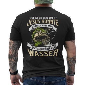 Es Ist Mir Egal Was Jesus Kann Lange Ich Hier Angel T-Shirt mit Rückendruck - Seseable