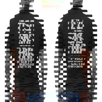 Es Una Cosa De Los Sims No Lo Entenderías Sims Divertidos Camiseta Hombre Estampado Espalda - Regaloses